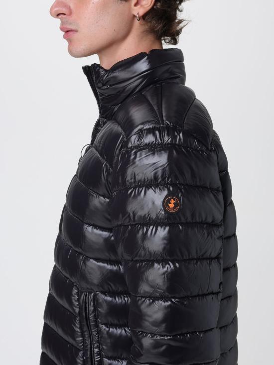 25FW 세이브더덕 숏패딩 D31891MLOVE21 10000 Black - SAVE THE DUCK