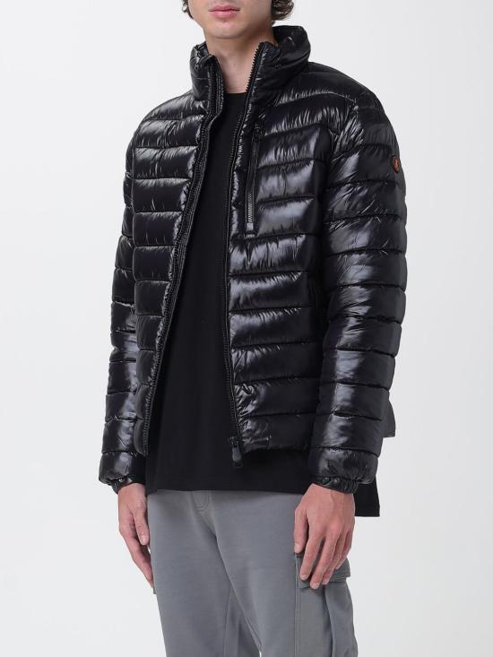 25FW 세이브더덕 숏패딩 D31891MLOVE21 10000 Black - SAVE THE DUCK