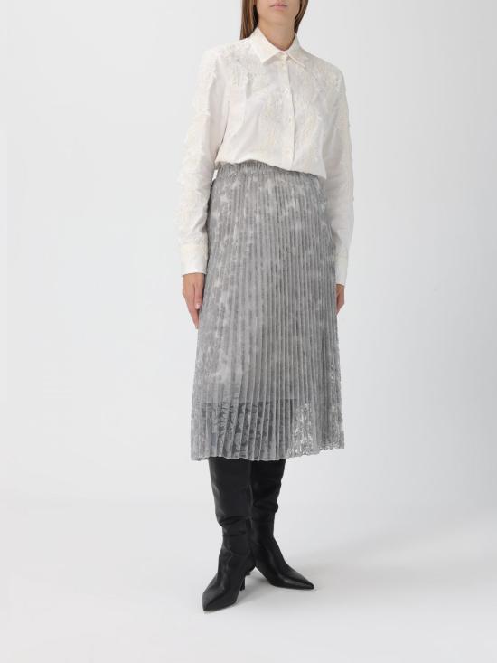 25FW 에르마노 설비노 셔츠 D474K606VQV 10104 Beige - ERMANNO SCERVINO