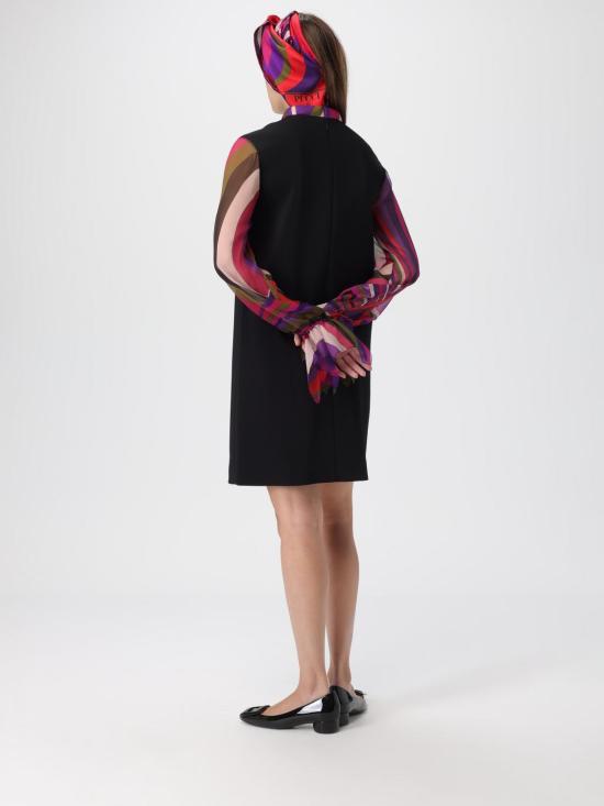 25FW 푸찌 롱 원피스 5URG755U601 999 Black - PUCCI