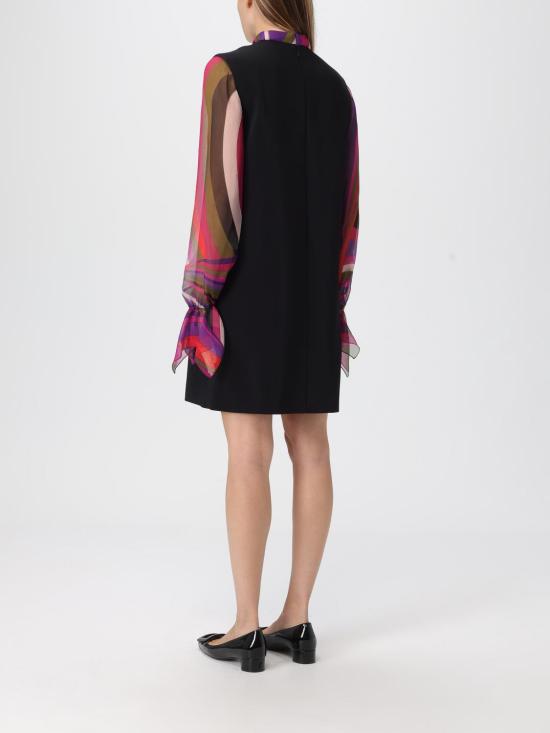 25FW 푸찌 롱 원피스 5URG755U601 999 Black - PUCCI