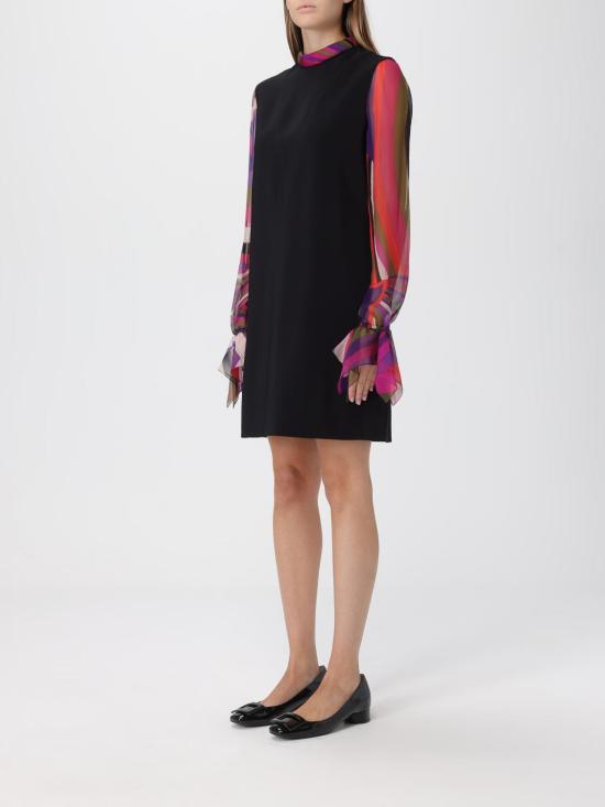 25FW 푸찌 롱 원피스 5URG755U601 999 Black - PUCCI