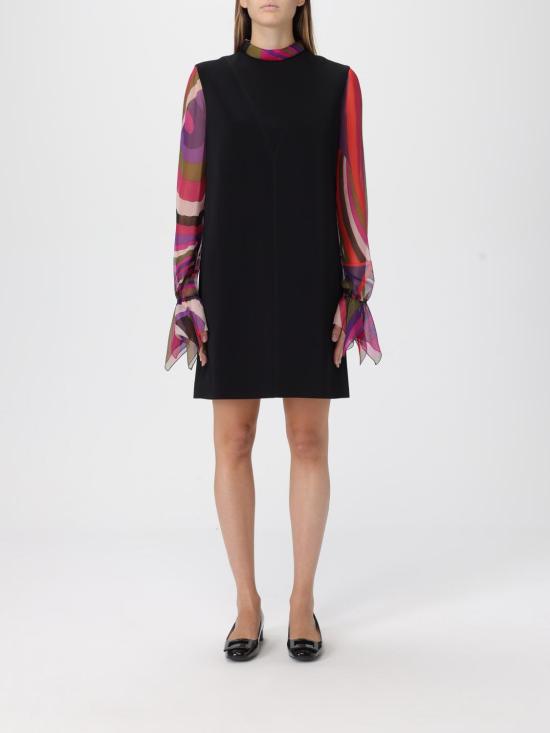 25FW 푸찌 롱 원피스 5URG755U601 999 Black