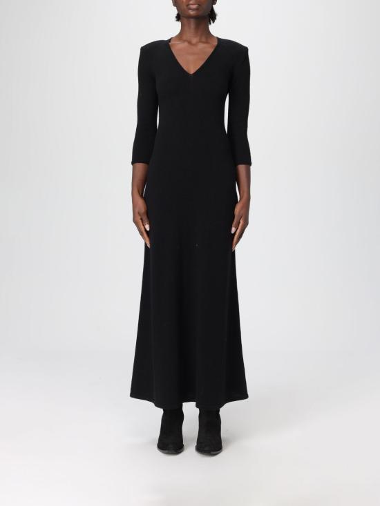 25FW 이자벨마랑 롱 원피스 R00860FAC3L02I 01BK Black