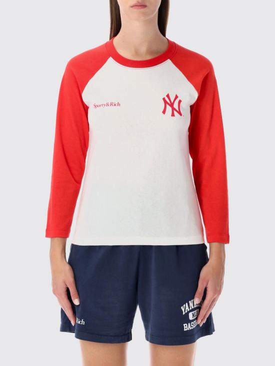 25FW 스포티앤리치 반팔 티셔츠 TO046623631WH35 3926 White