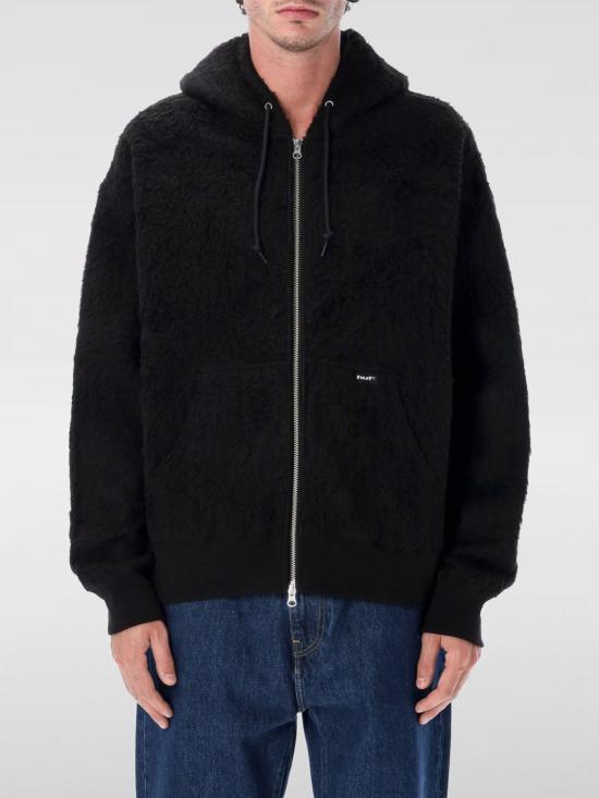 25FW 허프 긴팔 티셔츠 FL00243 Black