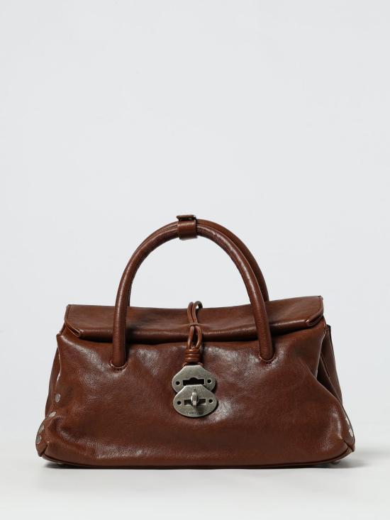 25FW 자넬라토 토트백 0687501121000SMALL Z1152 Tobacco