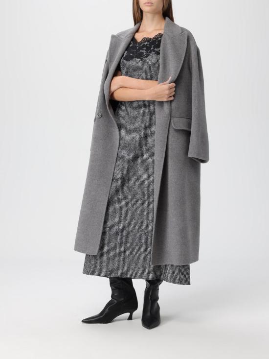 25FW 에르마노 설비노 코트 D476D305NH0 M4702 Black - ERMANNO SCERVINO