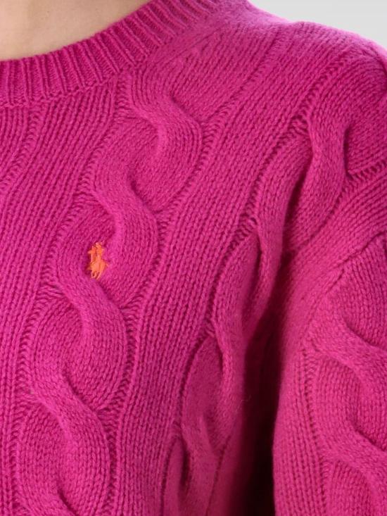 25FW 폴로 랄프로렌 스웨터 211A91216 001 Fuchsia - POLO RALPH LAUREN