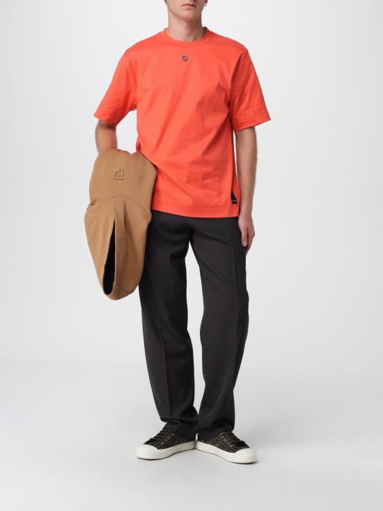 25FW 펜디 긴팔 티셔츠 FY1143ATL9 F0QU5 Camel - FENDI