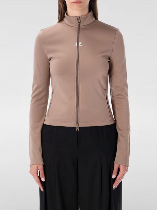 25FW 쿠레쥬 트레이닝 상의 325JVE133JS0250 1098 Brown