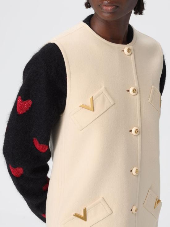 25FW 발렌티노 가라바니 베스트 7B3CF7T06JA ET5 Beige - VALENTINO GARAVANI