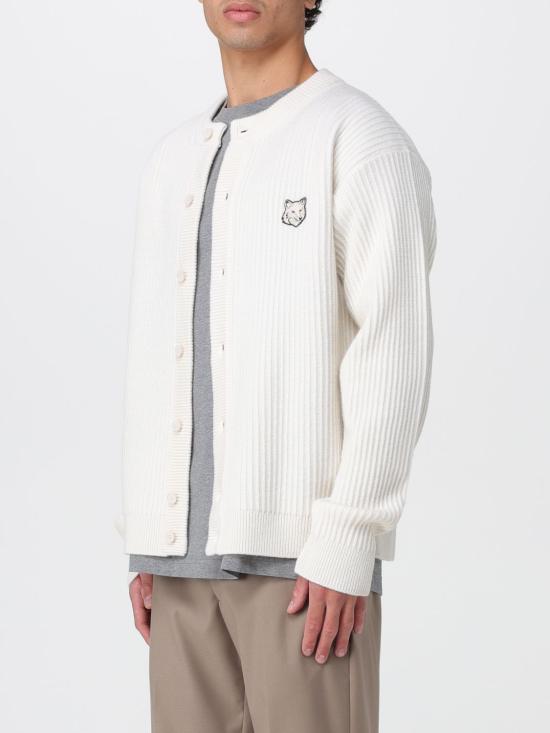 25FW 메종키츠네 스웨터 PM00508KT1149 P700 Beige - MAISON KITSUNE