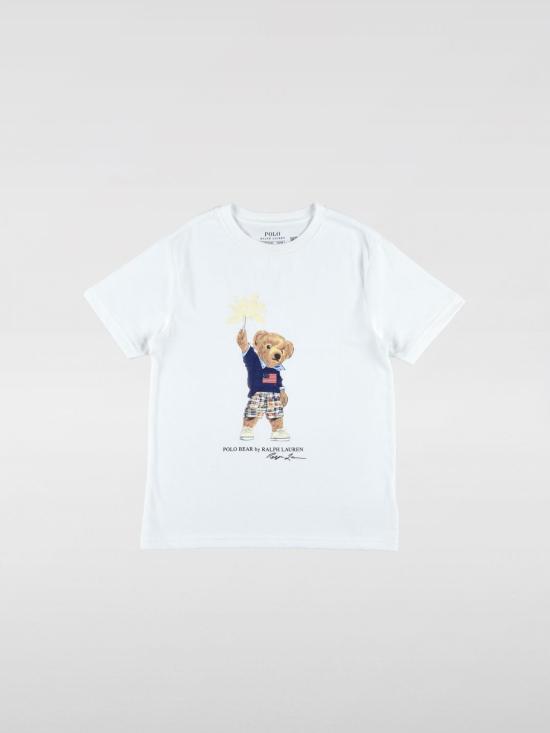 25FW [키즈] 폴로 랄프로렌 티셔츠 322979103 002 White