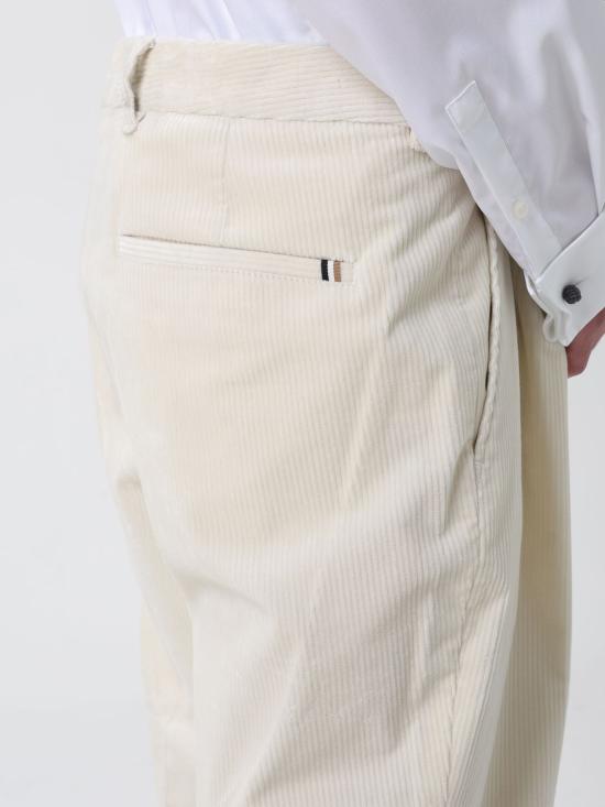 25FW 보스 스트레이트 팬츠 50551574 131 White - BOSS