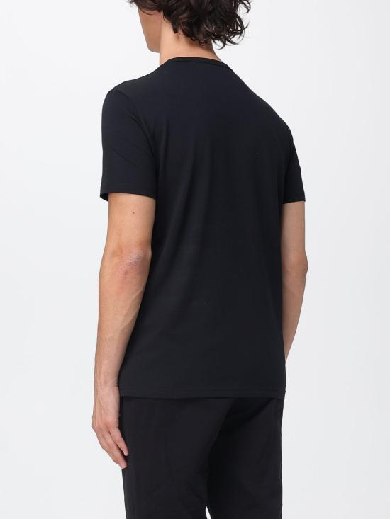 25FW 엠포리오 아르마니 반팔 티셔츠 EM000391AF14132 MC005 Black - EMPORIO ARMANI