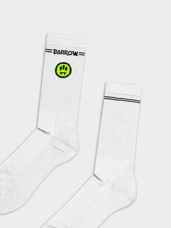 25FW 바로우 양말 F5BWUASO096 002 White - BARROW