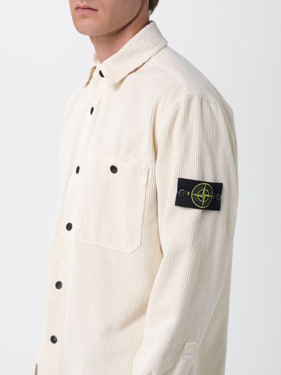 25FW 스톤 아일랜드 셔츠 1200012S0212 V0093 Yellow Cream - STONE ISLAND