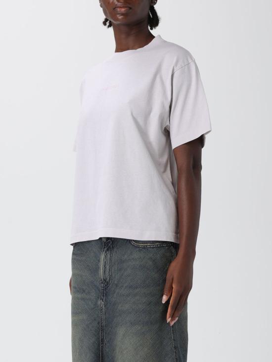 25FW 발렌시아가 백 미디엄 핏 티셔츠 850990TTVJ1 2420 White - BALENCIAGA