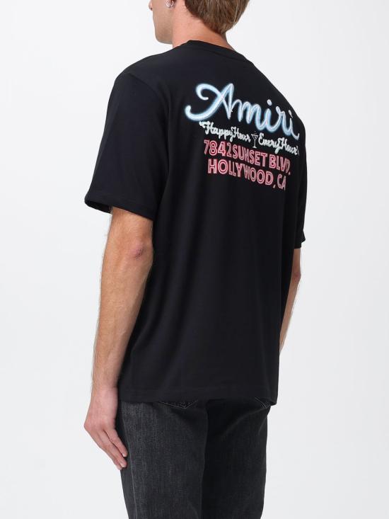 25FW 아미리 반팔 티셔츠 AMJYTE1244 001 Black - AMIRI