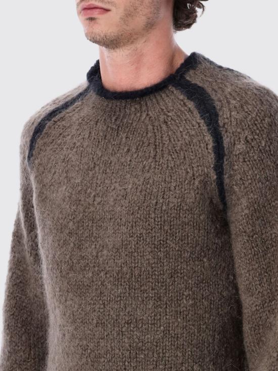 25FW 아워레가시 스웨터 M4253RS Steel - OUR LEGACY