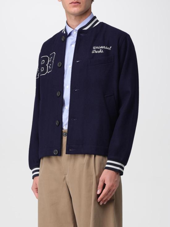 25FW 유니버셜웍스 봄버 자켓 33173 NAVY Blue - UNIVERSAL WORKS