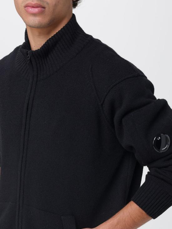 25FW 씨피 컴퍼니 스웨터 RFCMKN708A110149A 999 Black - C.P. COMPANY