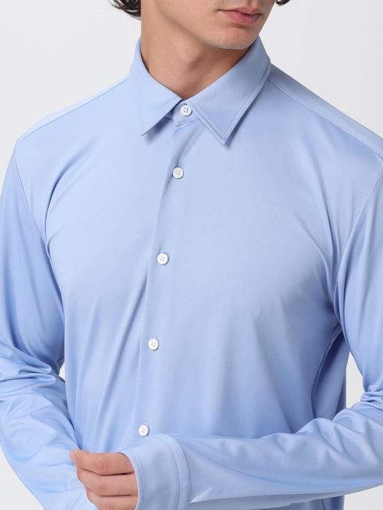 25FW 보스 긴팔 셔츠 50533434 450 Gnawed Blue - BOSS