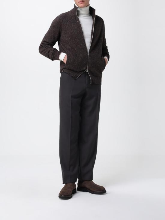 25FW 브루넬로 쿠치넬리 스웨터 MOH709216 CAX81 Brown - BRUNELLO CUCINELLI