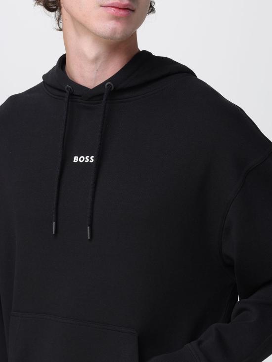 25FW 보스 긴팔 티셔츠 50514530 001 Black - BOSS