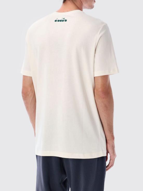 25FW 디아도라 헤리티지 반팔 티셔츠 502 182242 20009 White - DIADORA HERITAGE