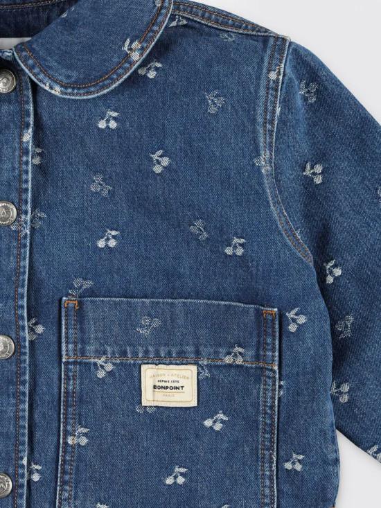 25FW [키즈] 봉쁘앙 캐주얼 자켓 W05GJAW00005 617 Blue - BONPOINT