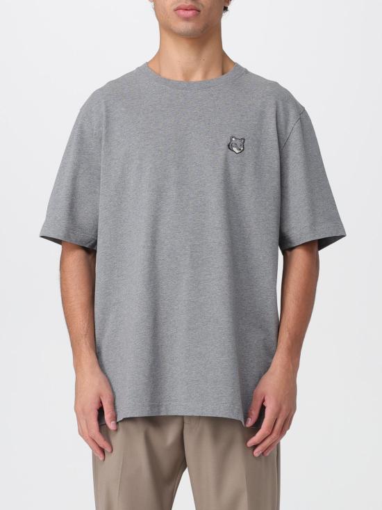 25FW 메종키츠네 폭스 헤드 컴포트 티셔츠 PM00108KJ7025 H131 Grey
