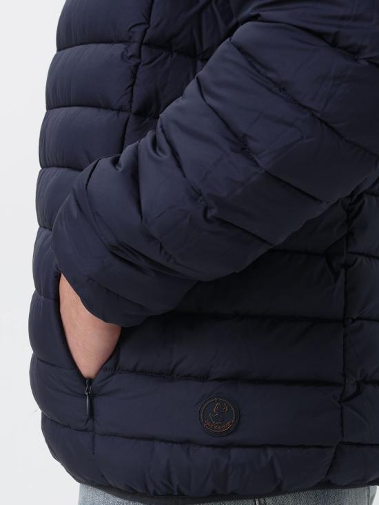 25FW 세이브더덕 숏패딩 D33600MMATT21 90010 Blue - SAVE THE DUCK