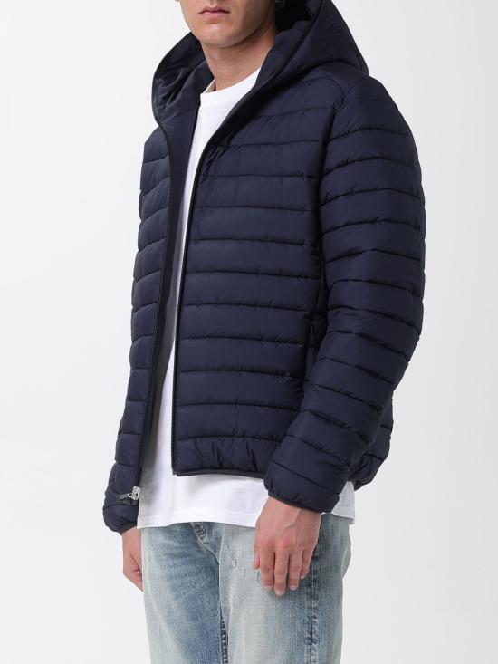 25FW 세이브더덕 숏패딩 D33600MMATT21 90010 Blue - SAVE THE DUCK