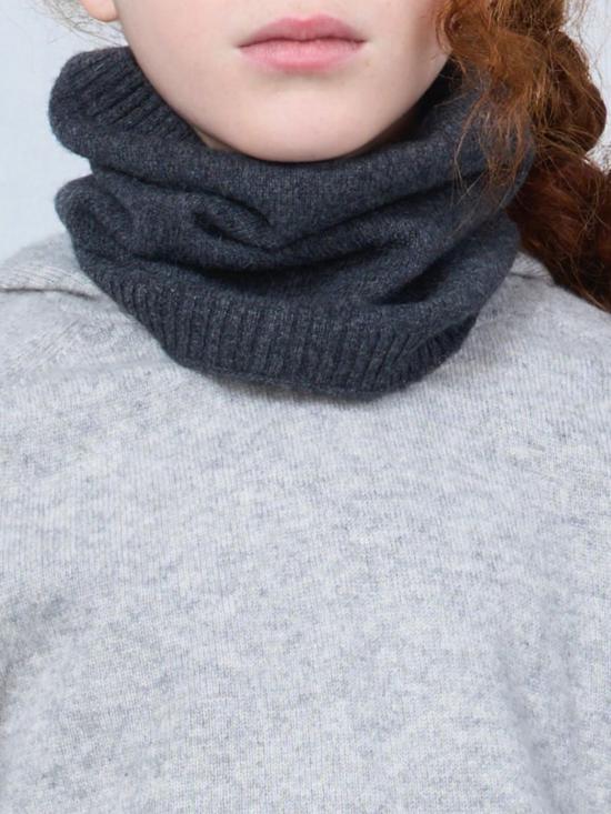 25FW [키즈] 보빈 앤 트리콧 넥워머/머플러/스카프 BTCA25 ANTHRACITE Charcoal - BOBBIN & TRICOT