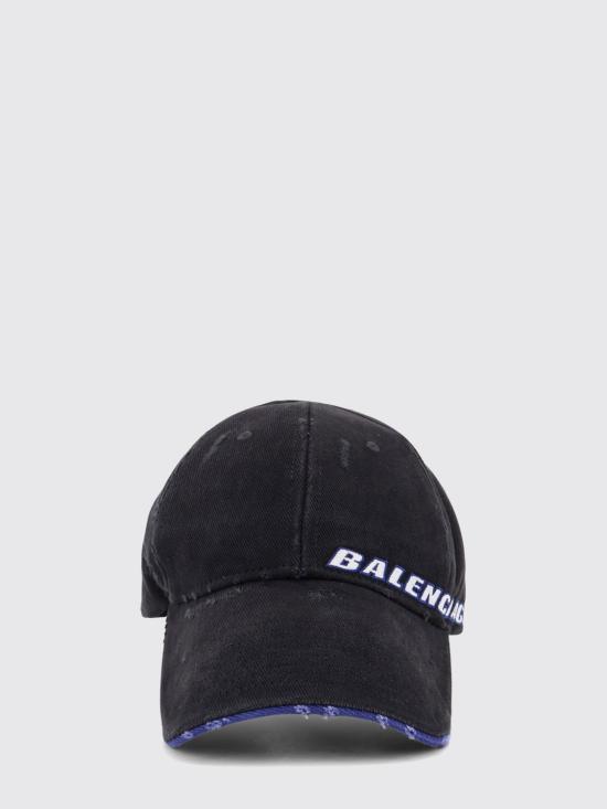 25FW 발렌시아가 볼캡 854036410B2 1000 Black - BALENCIAGA