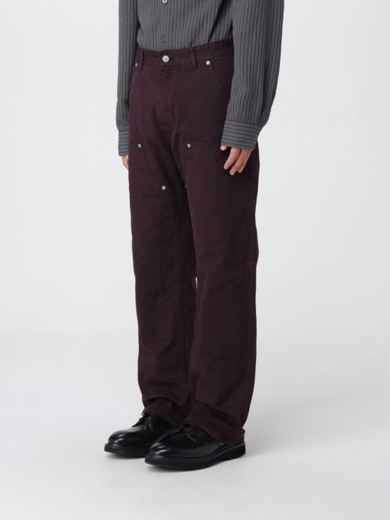 25FW MM6 메종마르지엘라 데님 팬츠 SH2LA0044S78548 227 Burgundy - MM6 MAISON MARGIELA