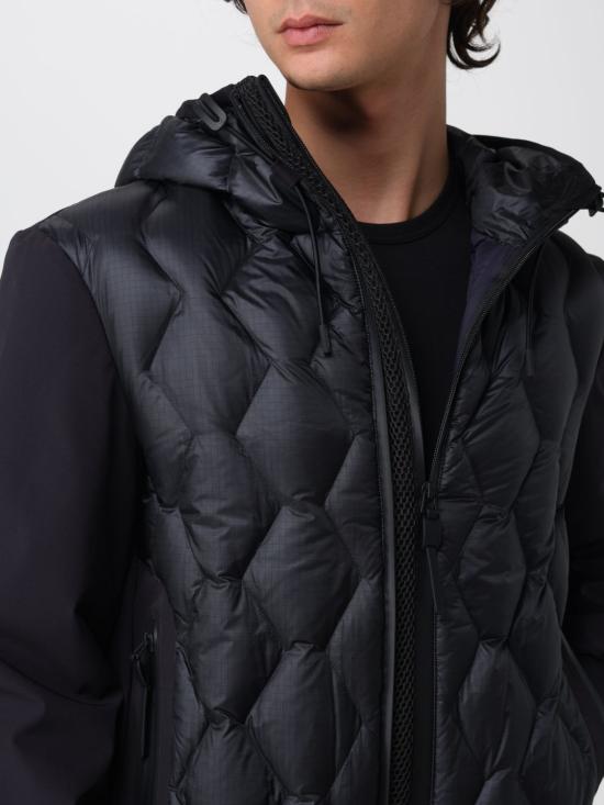 25FW 페트레이 쿤스 KJ BMAT 기하학적 퀼팅 배색 봄버 재킷  PEU520701181862 215 Blue - PEUTEREY