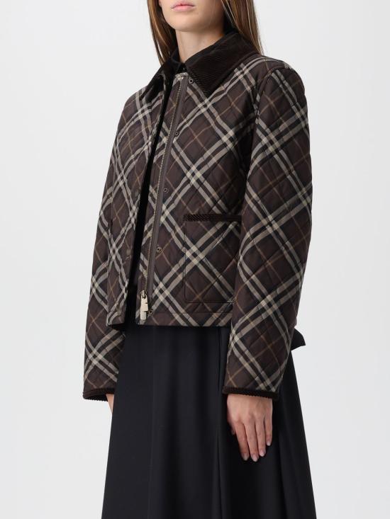 25FW 버버리 체크 퀼팅 자켓 8115975 Red - BURBERRY