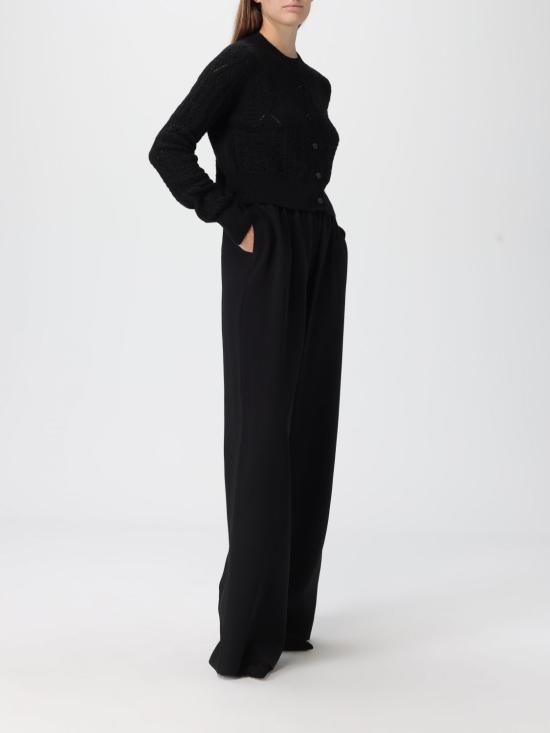 25FW 에르마노 설비노 가디건 D474N509TKQ 95708 Black - ERMANNO SCERVINO