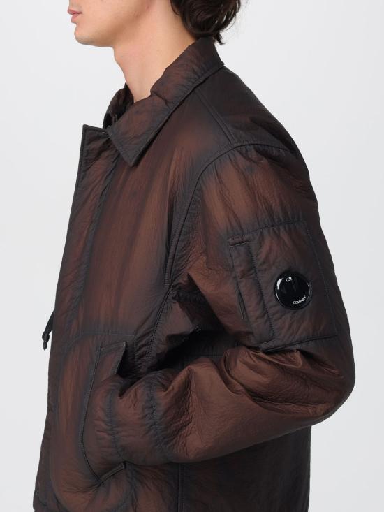 25FW 씨피 컴퍼니 펠트로 바이 필름 쇼츠 자켓 19CMOW221A110403G 683 Green - C.P. COMPANY