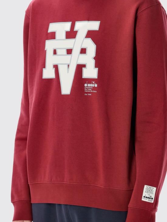 25FW 디아도라 헤리티지 긴팔 티셔츠 502 182253 55286 Red - DIADORA HERITAGE