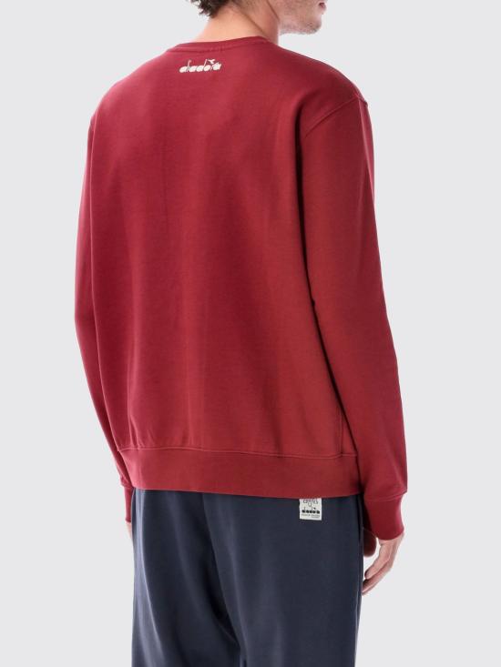 25FW 디아도라 헤리티지 긴팔 티셔츠 502 182253 55286 Red - DIADORA HERITAGE