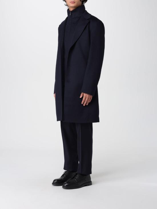 25FW 보스 코트 50551085 404 Blue - BOSS