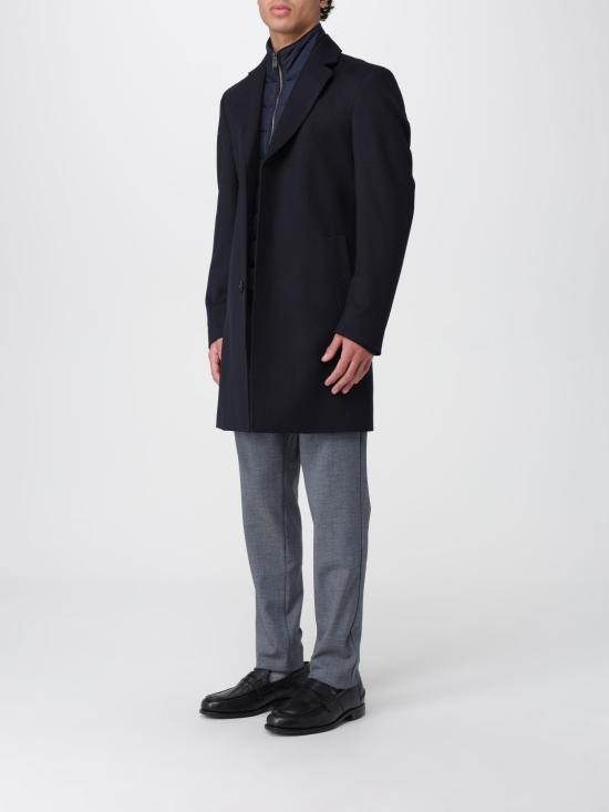 25FW 보스 코트 50551117 404 Blue - BOSS