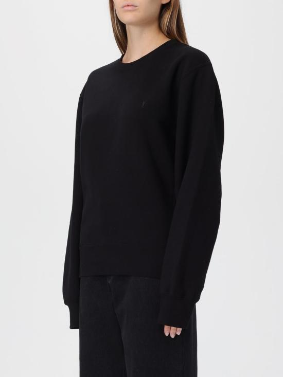 25FW 생로랑 스웨터 823184Y36SW 1000 Black - SAINT LAURENT