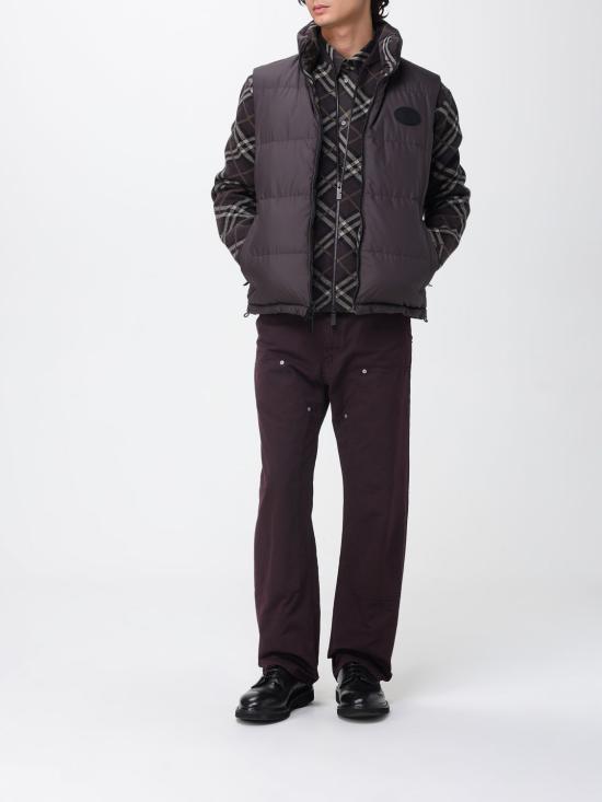 25FW 버버리 릴랙스핏 체크 코튼 셔츠 8115089 Brown - BURBERRY