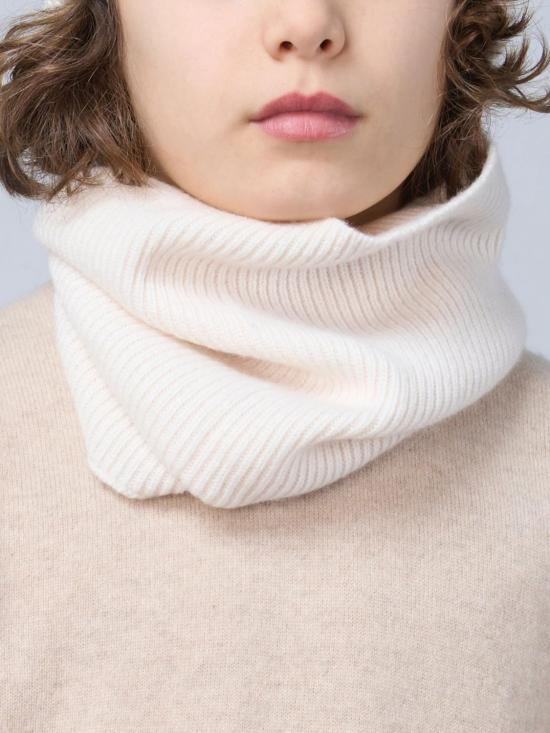 25FW [키즈] 보빈 앤 트리콧 스카프 BTARS6 Ivory - BOBBIN & TRICOT