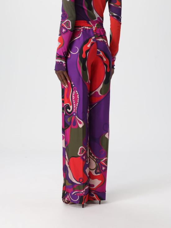25FW 푸찌 팔라초 팬츠 5URT105U731 017 Multicolor - PUCCI